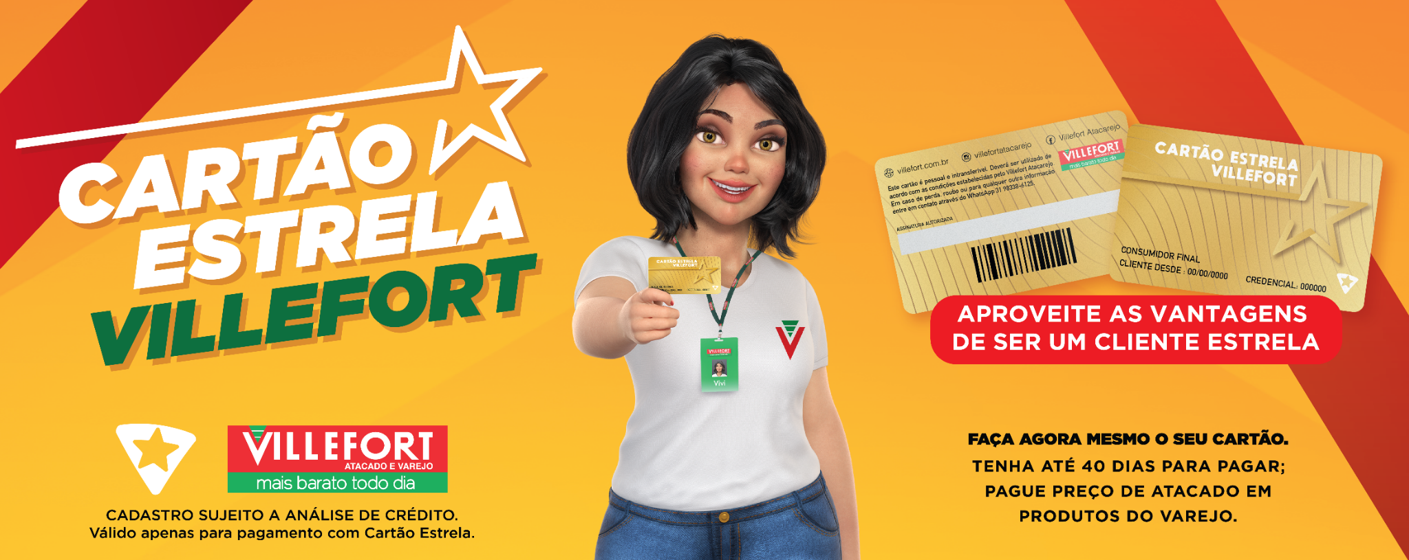 Cartão Estrela Villefort